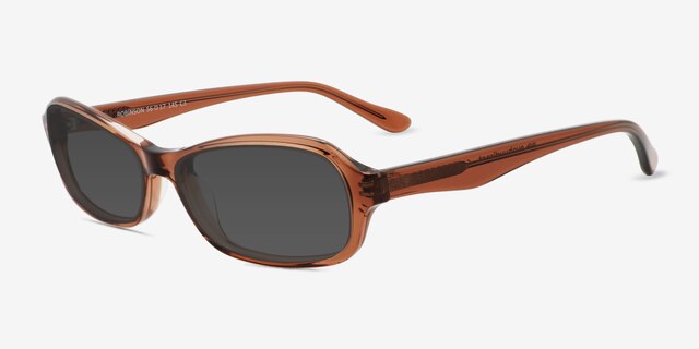 Robinson Brown AcetateSunglass Frames from EyeBuyDirect, Angle View