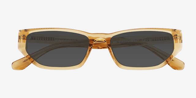 Price Yellow AcetateSunglass Frames from EyeBuyDirect, Closed View
