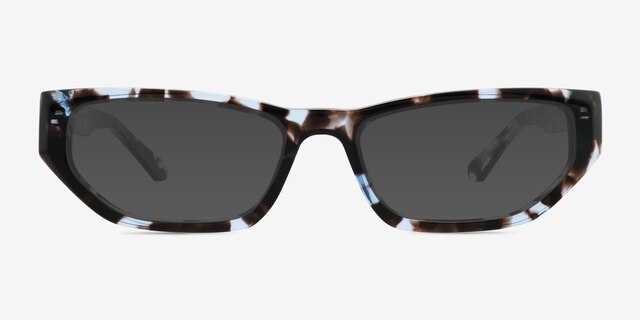 Price Blue Tortoise AcetateSunglass Frames from EyeBuyDirect, Front View