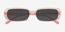 Freeman Rose Acétate Soleil de Lunette de vue d'EyeBuyDirect, Vue Rapprochée