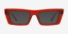 Clarke Red AcetateSunglass Frames from EyeBuyDirect, Front View