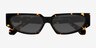 Cooke Tortoise AcetateSunglass Frames from EyeBuyDirect, Closed View