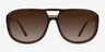 Blair Brown AcetateSunglass Frames from EyeBuyDirect, Front View