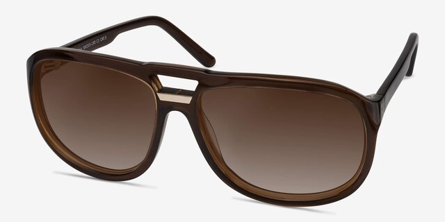 Blair Brown AcetateSunglass Frames from EyeBuyDirect, Angle View