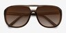 Blair Brown AcetateSunglass Frames from EyeBuyDirect, Closed View