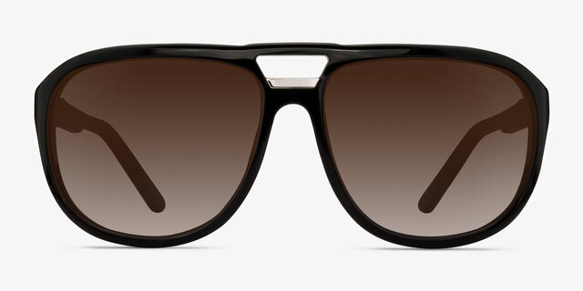 Blair Black AcetateSunglass Frames from EyeBuyDirect, Front View