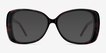 Marilyn Black Red AcetateSunglass Frames from EyeBuyDirect, Front View