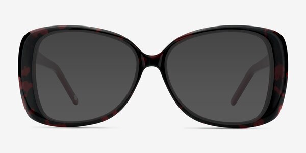 Marilyn Black Red Acetate Sunglass Frames