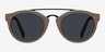 Enzo Light Brown Acetate-metalSunglass Frames from EyeBuyDirect, Front View