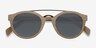 Enzo Light Brown Acetate-metalSunglass Frames from EyeBuyDirect, Closed View