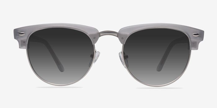The Hamptons  Clear Silver  Acetate-metal Sunglass Frames from EyeBuyDirect