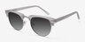 The Hamptons Clear Silver Acetate-metalSunglass Frames from EyeBuyDirect, Angle View