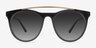 Miami Vice Black AcetateSunglass Frames from EyeBuyDirect, Front View