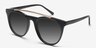 Miami Vice Black AcetateSunglass Frames from EyeBuyDirect, Angle View