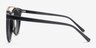 Miami Vice Black AcetateSunglass Frames from EyeBuyDirect, Side View