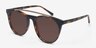 Miami Vice Tortoise AcetateSunglass Frames from EyeBuyDirect, Angle View