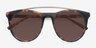 Miami Vice Tortoise AcetateSunglass Frames from EyeBuyDirect, Closed View