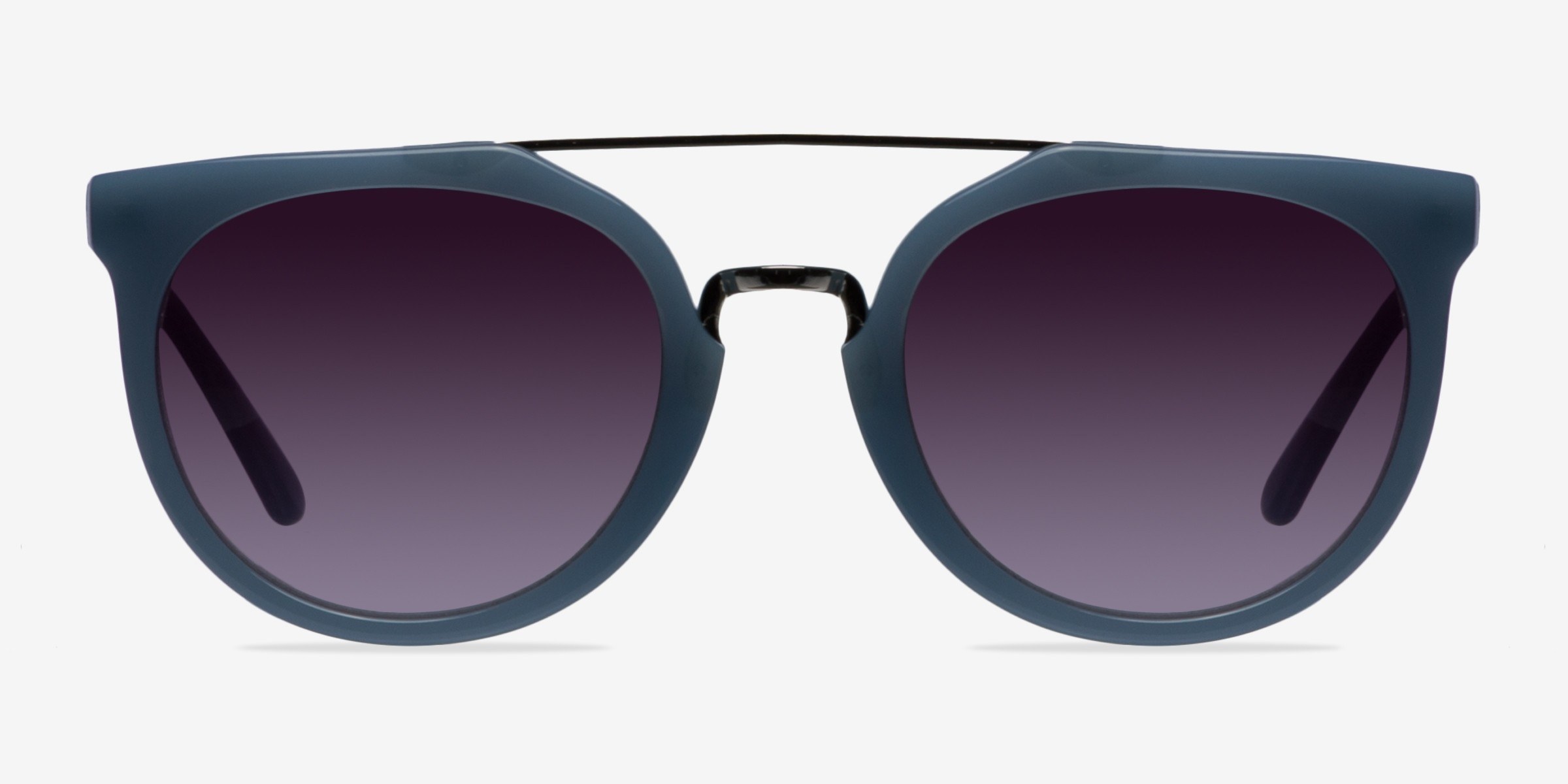 Bali Aviator Blue & Silver Frame Prescription Sunglasses Eyebuydirect