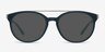 Morning Breeze Navy Silver Acetate-metalSunglass Frames from EyeBuyDirect, Front View