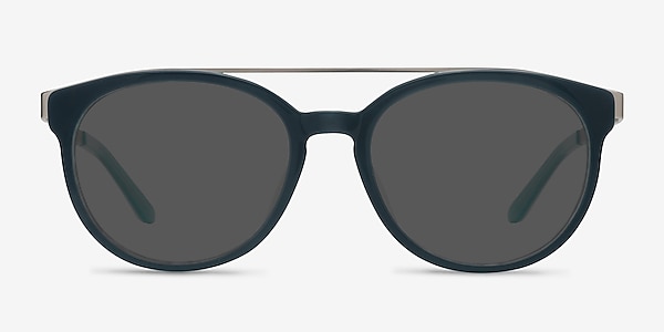 Morning Breeze Navy silver Acetate-metal Sunglass Frames