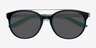 Morning Breeze Navy Silver Acetate-metalSunglass Frames from EyeBuyDirect, Closed View