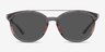 Morning Breeze Gray Pink Acetate-metalSunglass Frames from EyeBuyDirect, Front View
