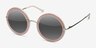 Joplin Clear Beige AcetateSunglass Frames from EyeBuyDirect, Angle View
