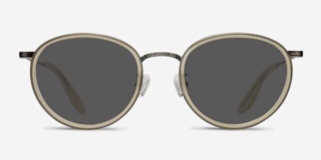 Sun Tea Light Yellow AcetateSunglass Frames from EyeBuyDirect, Front View
