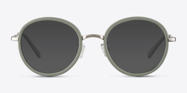 Cactus Green AcetateSunglass Frames from EyeBuyDirect, Front View