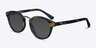 Major Blue Striped AcetateSunglass Frames from EyeBuyDirect, Angle View