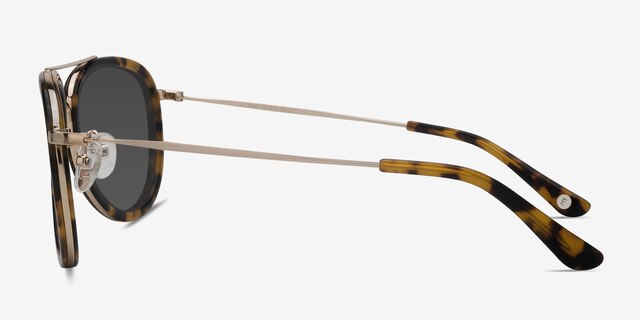 Duke Tortoise AcetateSunglass Frames from EyeBuyDirect, Side View