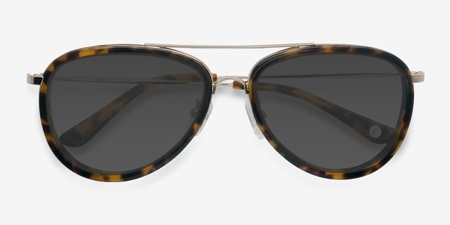Duke Tortoise AcetateSunglass Frames from EyeBuyDirect, Closed View