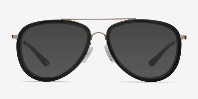 Duke Black AcetateSunglass Frames from EyeBuyDirect, Front View