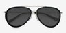 Duke Black AcetateSunglass Frames from EyeBuyDirect, Closed View