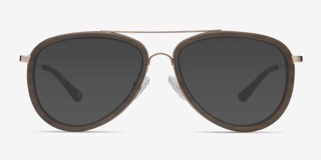 Duke Brown AcetateSunglass Frames from EyeBuyDirect, Front View