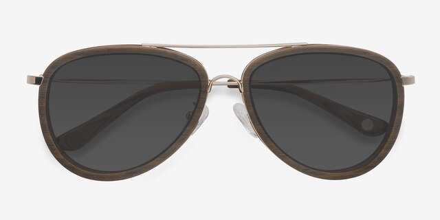Duke Brown AcetateSunglass Frames from EyeBuyDirect, Closed View