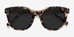 Till Sunset Tortoise Acetate, MetalSunglass Frames from EyeBuyDirect, Closed View