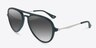 Riot Matte Blue AcetateSunglass Frames from EyeBuyDirect, Angle View