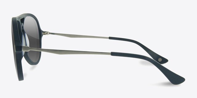 Riot Matte Blue AcetateSunglass Frames from EyeBuyDirect, Side View