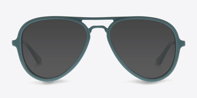 Riot Light Blue AcetateSunglass Frames from EyeBuyDirect, Front View
