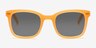 Peach Matte Orange AcetateSunglass Frames from EyeBuyDirect, Front View
