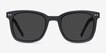 Peach Matte Black AcetateSunglass Frames from EyeBuyDirect, Front View
