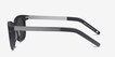 Peach Matte Black AcetateSunglass Frames from EyeBuyDirect, Side View