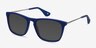 Bogota Matte Blue AcetateSunglass Frames from EyeBuyDirect, Angle View