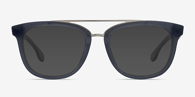Crown Gray AcetateSunglass Frames from EyeBuyDirect, Front View