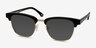 Somebody New Black Acetate-metalSunglass Frames from EyeBuyDirect, Angle View