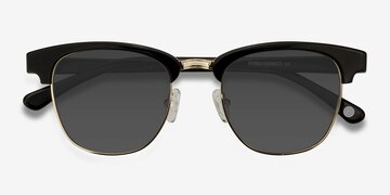 Black Somebody New -  Vintage Acetate Sunglasses