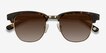 Somebody New Tortoise Acetate, MetalSunglass Frames from EyeBuyDirect, Closed View