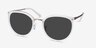 Crush Ivory Acetate-metalSoleil de Lunette de vue d'EyeBuyDirect, Vue d'Angle