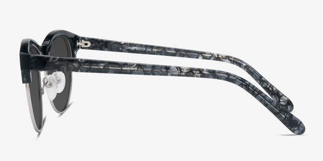 College Gray AcetateSunglass Frames from EyeBuyDirect, Side View